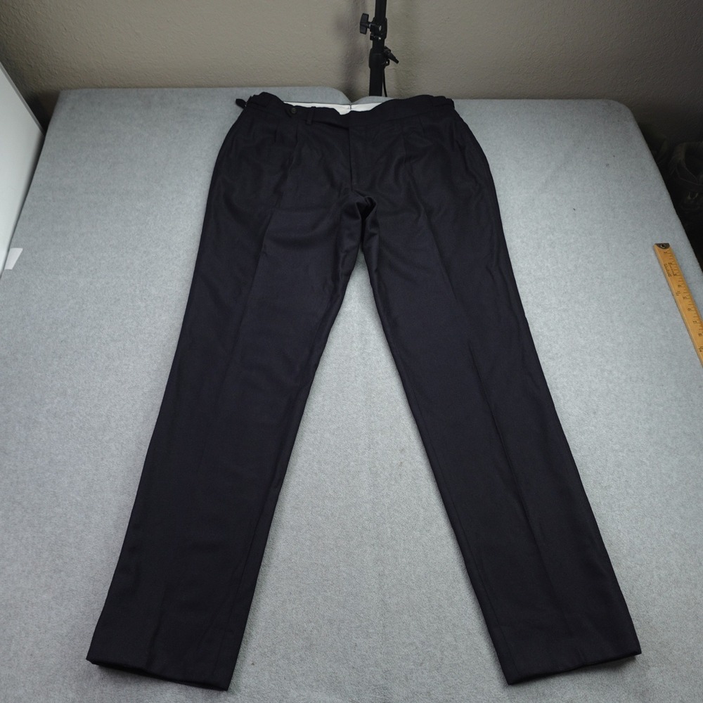 SuitSupply Suit Jacket 46R Pants 38R Navy Havana Double Breasted HL Braddon Wool - Picture 11 of 16